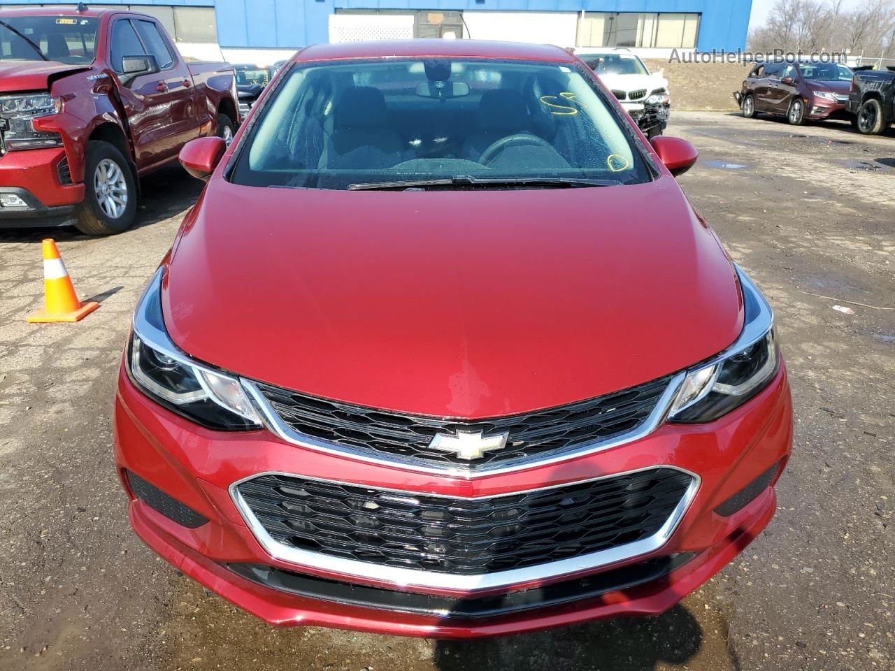 2018 Chevrolet Cruze Lt Red vin: 1G1BE5SM6J7242154