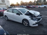 2016 Chevrolet Cruze Lt Auto White vin: 1G1BE5SM7G7276127