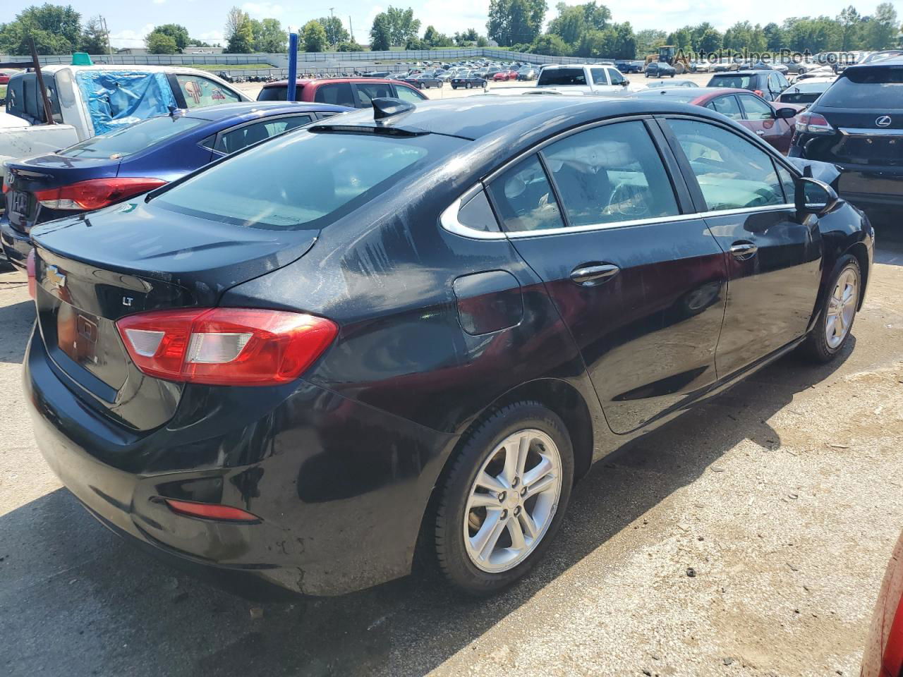 2016 Chevrolet Cruze Lt Black vin: 1G1BE5SM7G7280596