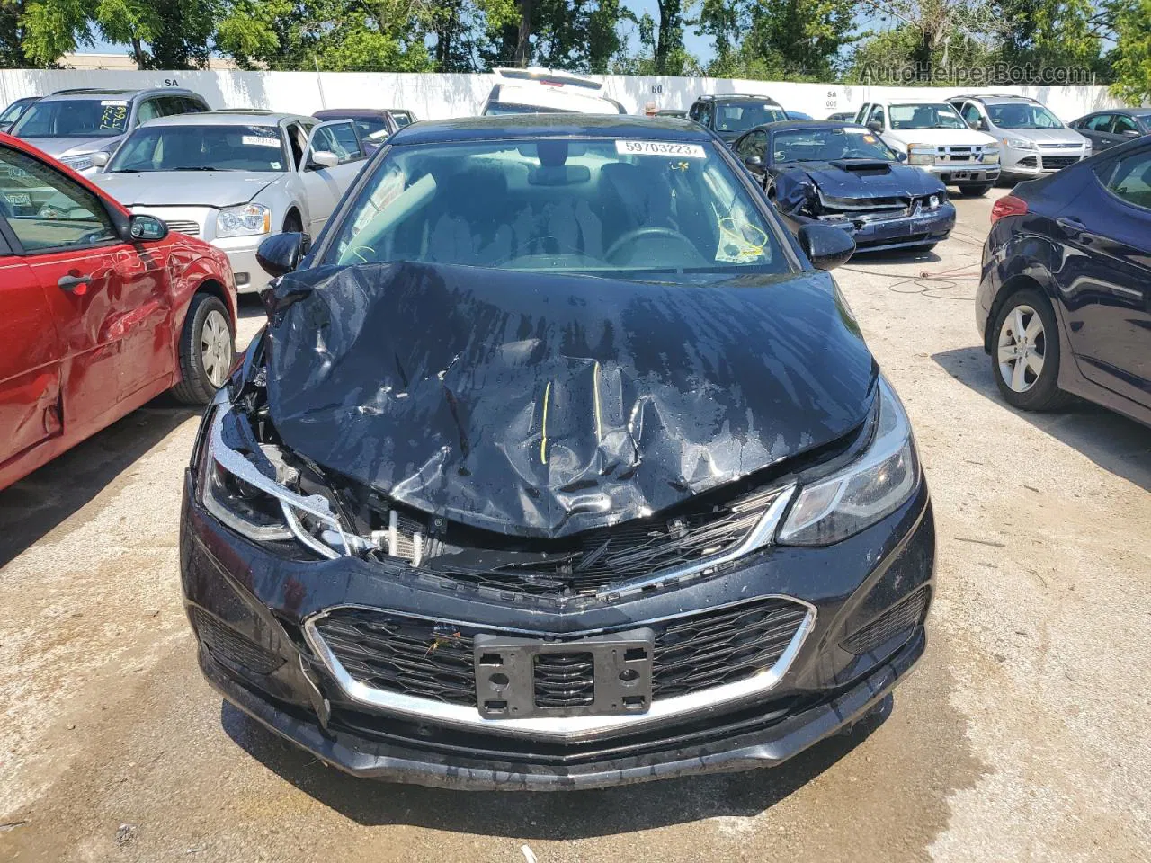 2016 Chevrolet Cruze Lt Black vin: 1G1BE5SM7G7280596