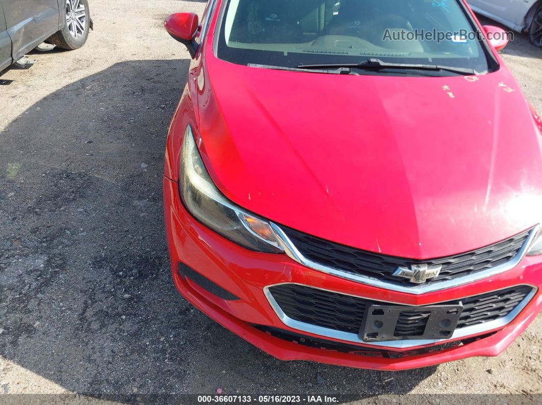 2016 Chevrolet Cruze Lt Red vin: 1G1BE5SM7G7303164