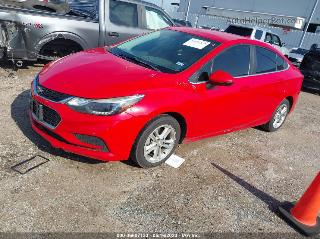 2016 Chevrolet Cruze Lt Red vin: 1G1BE5SM7G7303164