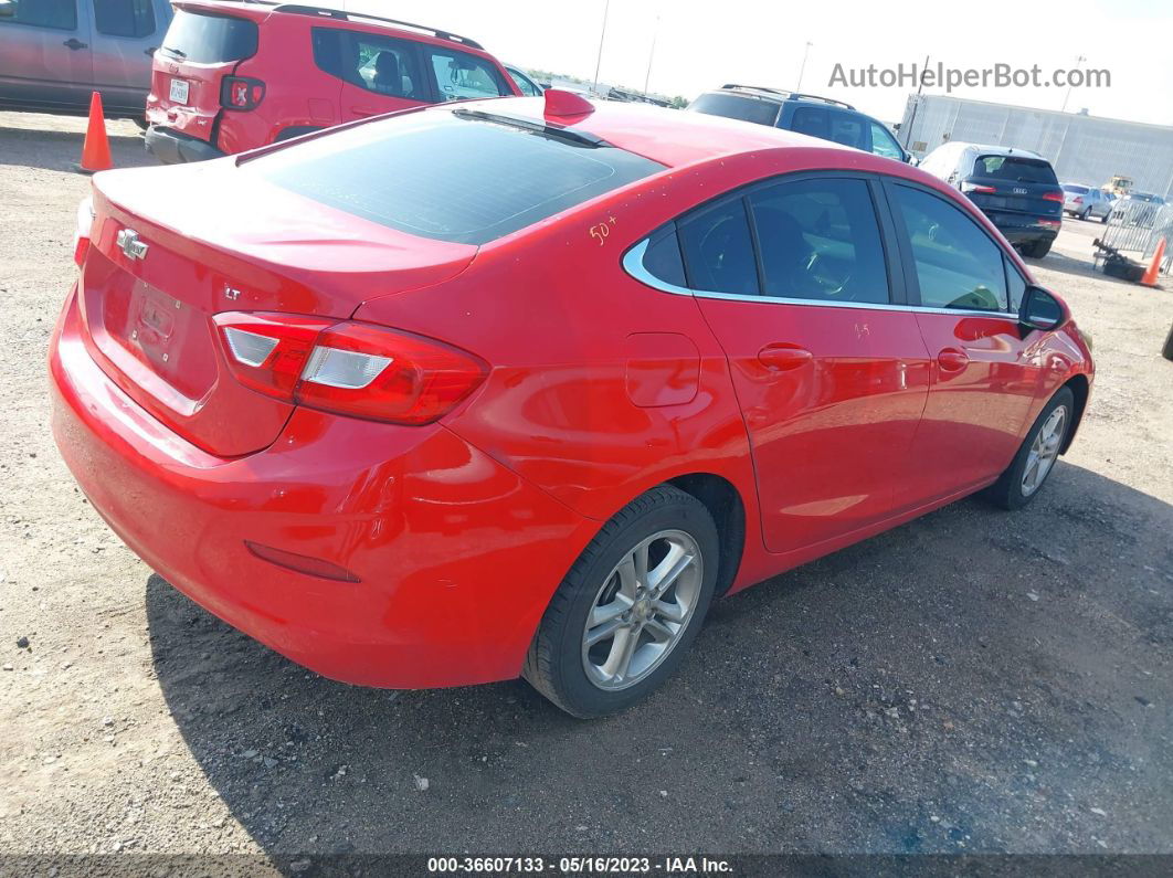 2016 Chevrolet Cruze Lt Red vin: 1G1BE5SM7G7303164