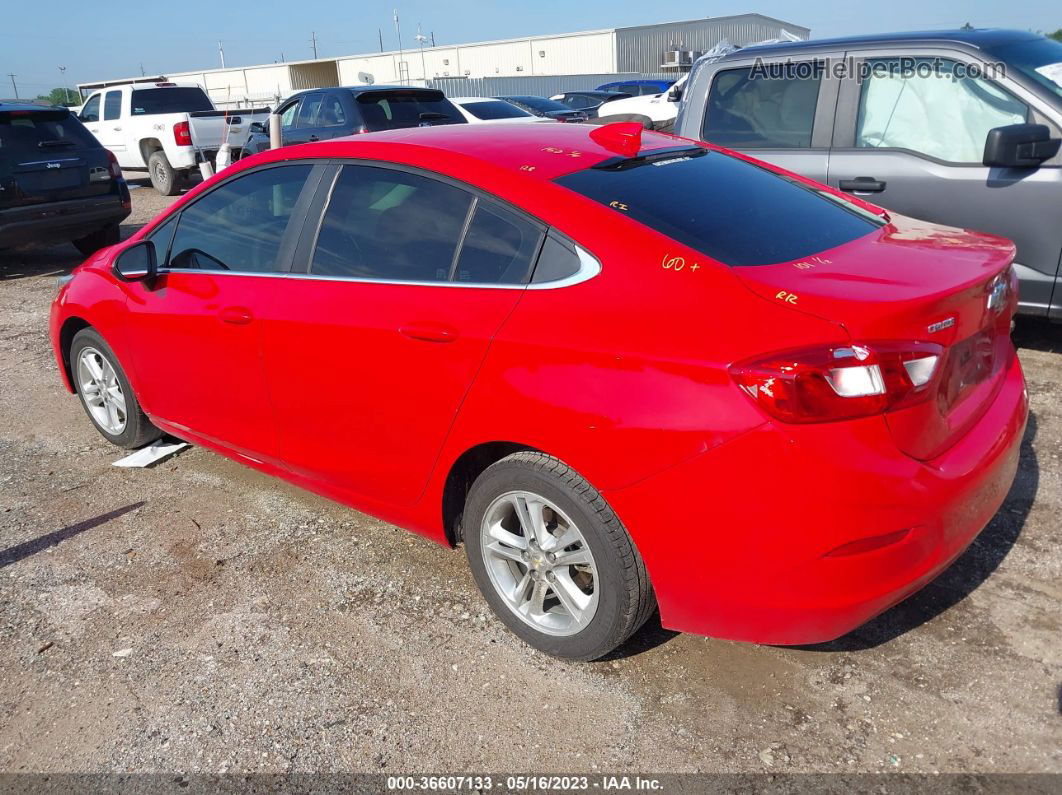 2016 Chevrolet Cruze Lt Red vin: 1G1BE5SM7G7303164