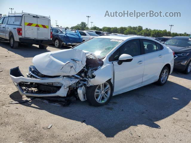 2016 Chevrolet Cruze Lt White vin: 1G1BE5SM7G7305853