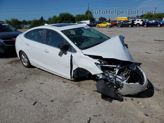 2016 Chevrolet Cruze Lt White vin: 1G1BE5SM7G7305853