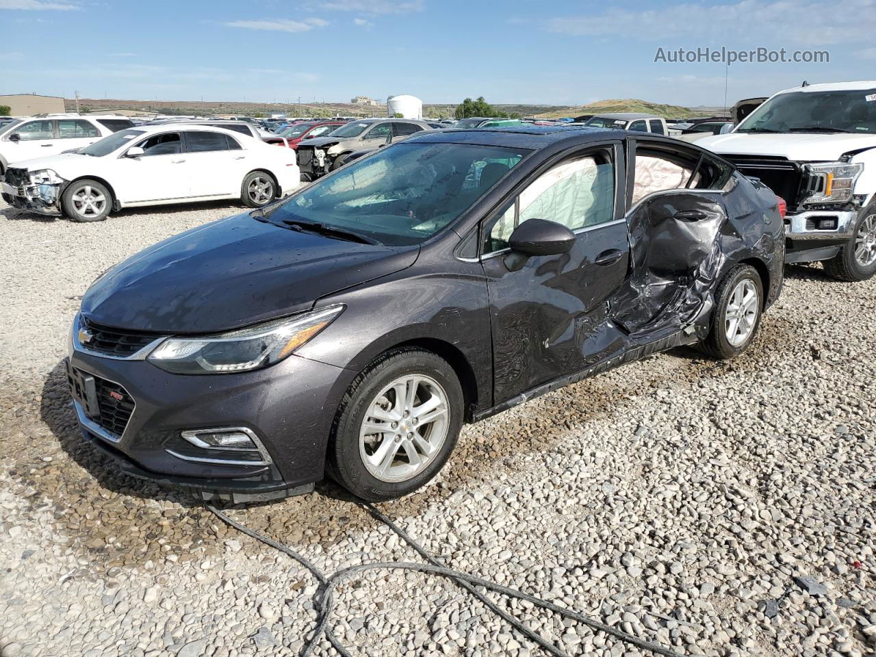 2016 Chevrolet Cruze Lt Charcoal vin: 1G1BE5SM7G7309918