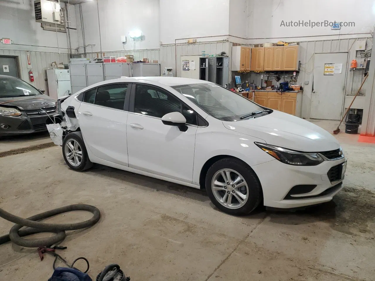 2016 Chevrolet Cruze Lt White vin: 1G1BE5SM7G7328002