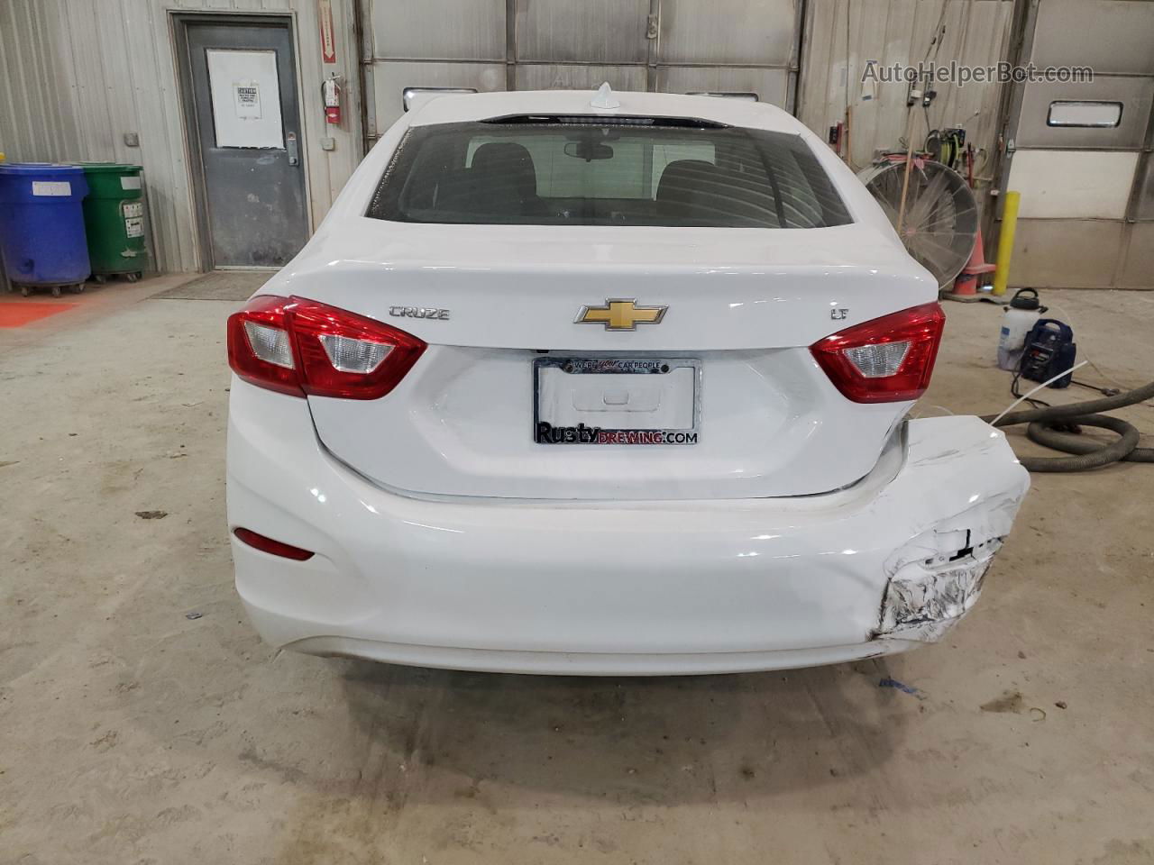 2016 Chevrolet Cruze Lt White vin: 1G1BE5SM7G7328002