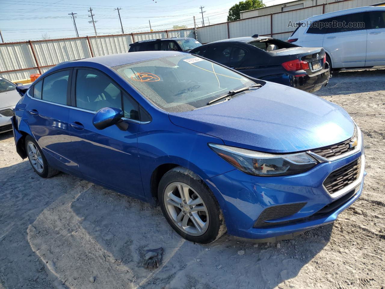 2017 Chevrolet Cruze Lt Blue vin: 1G1BE5SM7H7101362