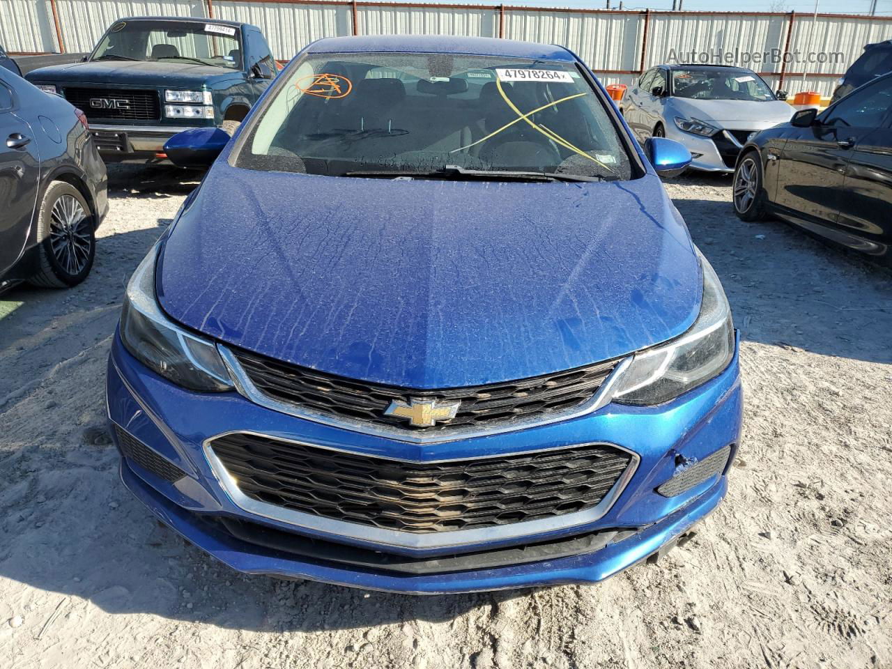 2017 Chevrolet Cruze Lt Blue vin: 1G1BE5SM7H7101362