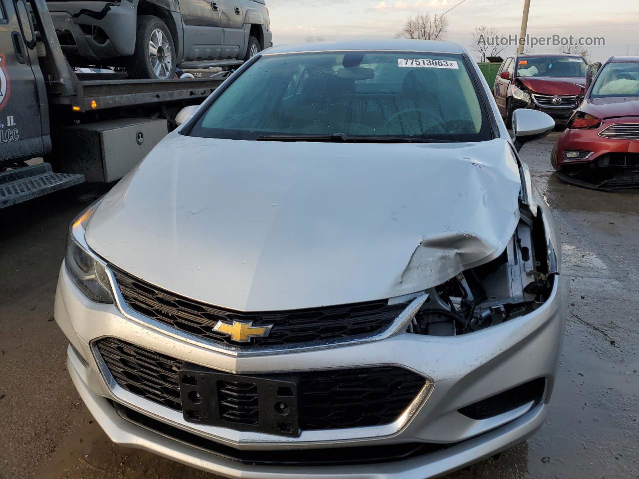 2017 Chevrolet Cruze Lt Silver vin: 1G1BE5SM7H7101524