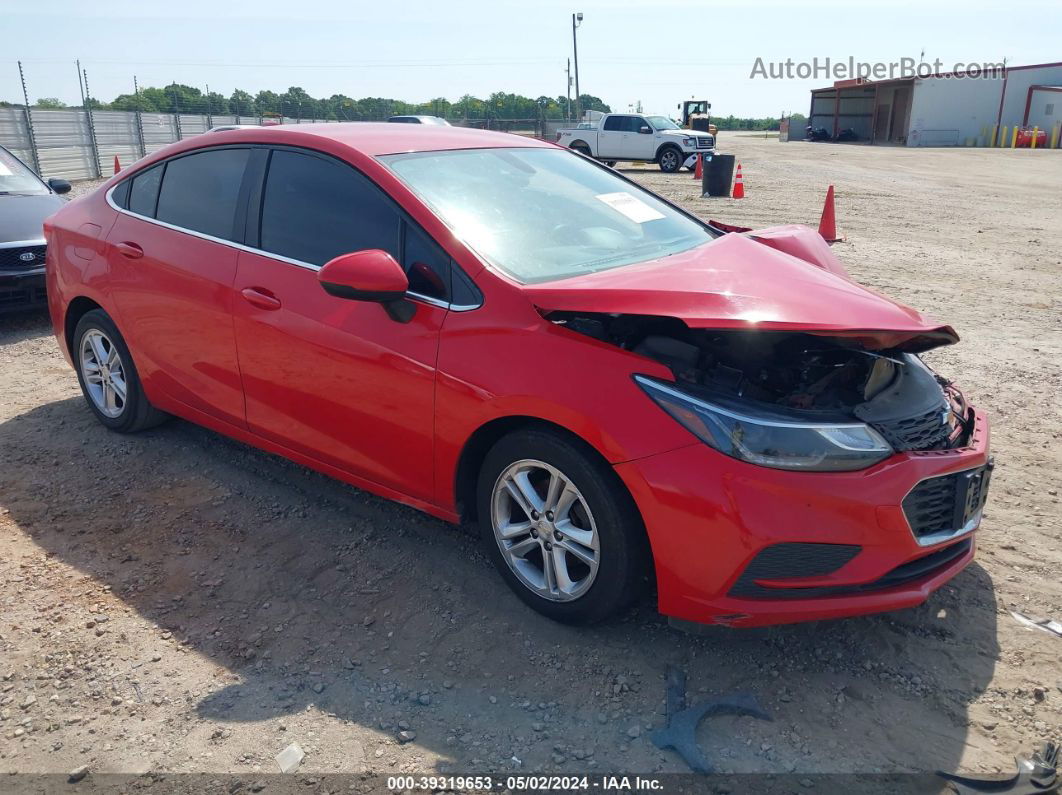 2017 Chevrolet Cruze Lt Auto Red vin: 1G1BE5SM7H7102897