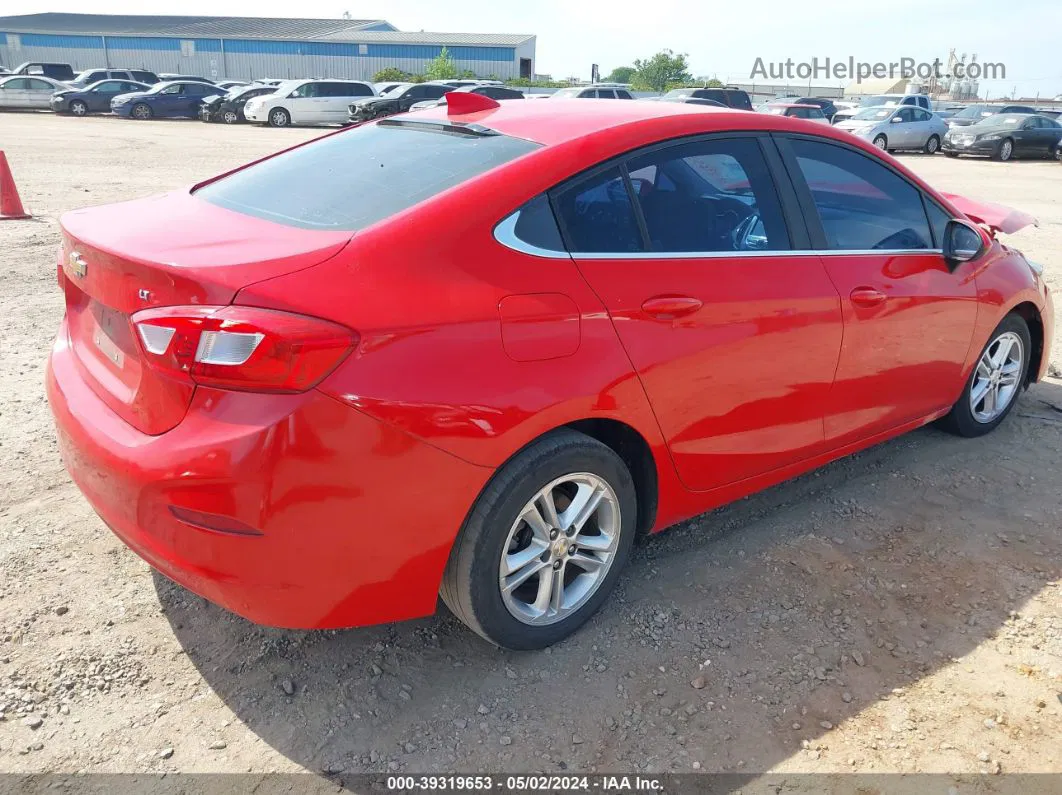 2017 Chevrolet Cruze Lt Auto Red vin: 1G1BE5SM7H7102897