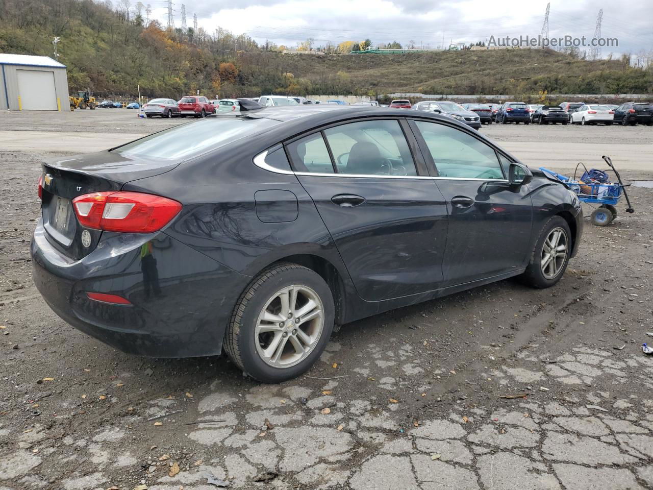 2017 Chevrolet Cruze Lt Черный vin: 1G1BE5SM7H7103239