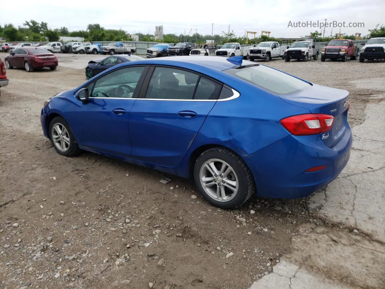 2017 Chevrolet Cruze Lt Blue vin: 1G1BE5SM7H7111566