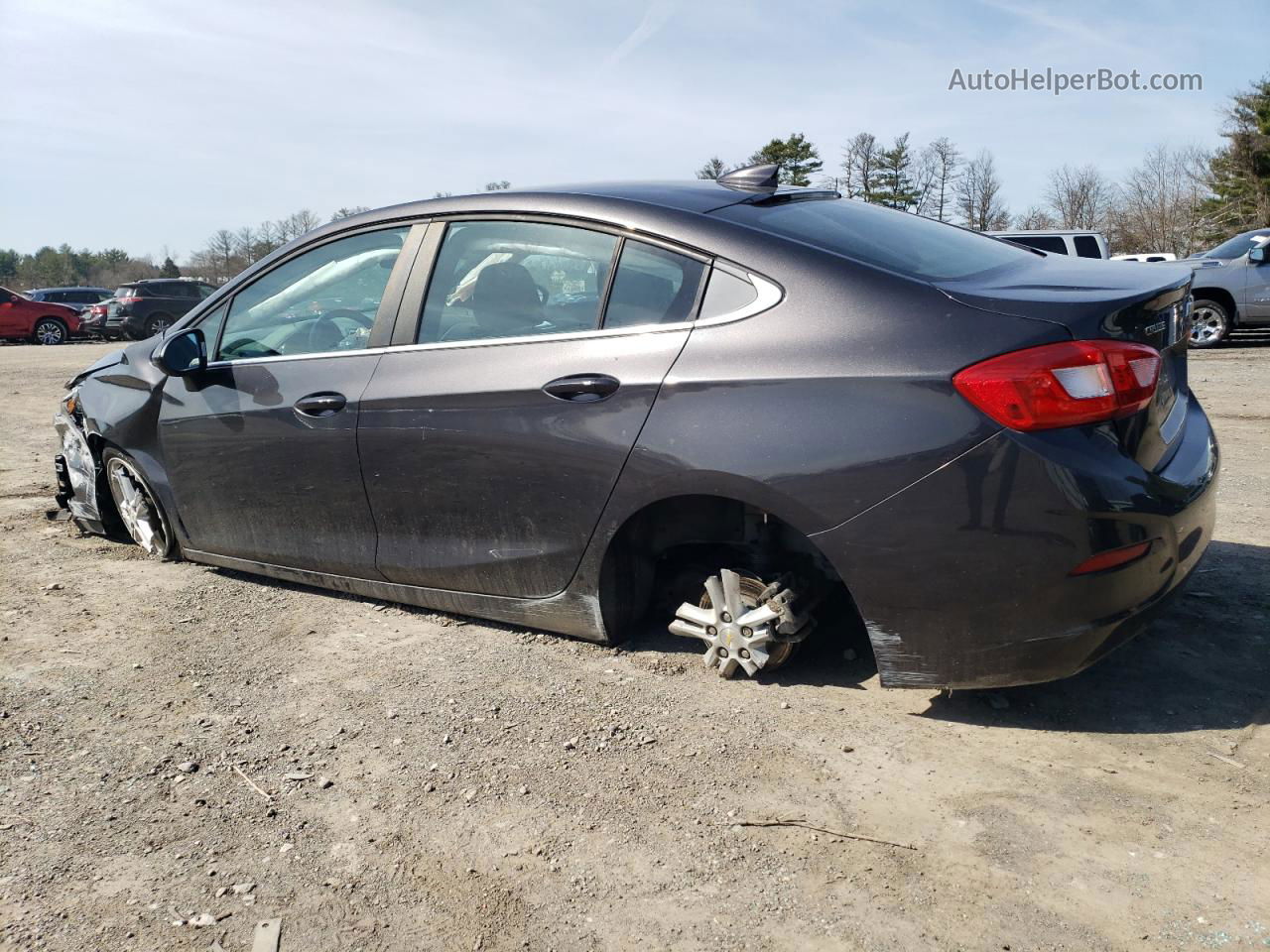 2017 Chevrolet Cruze Lt Charcoal vin: 1G1BE5SM7H7114774