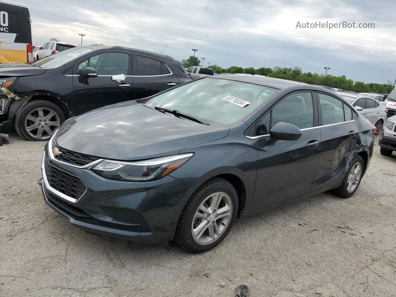 2017 Chevrolet Cruze Lt Gray vin: 1G1BE5SM7H7137133