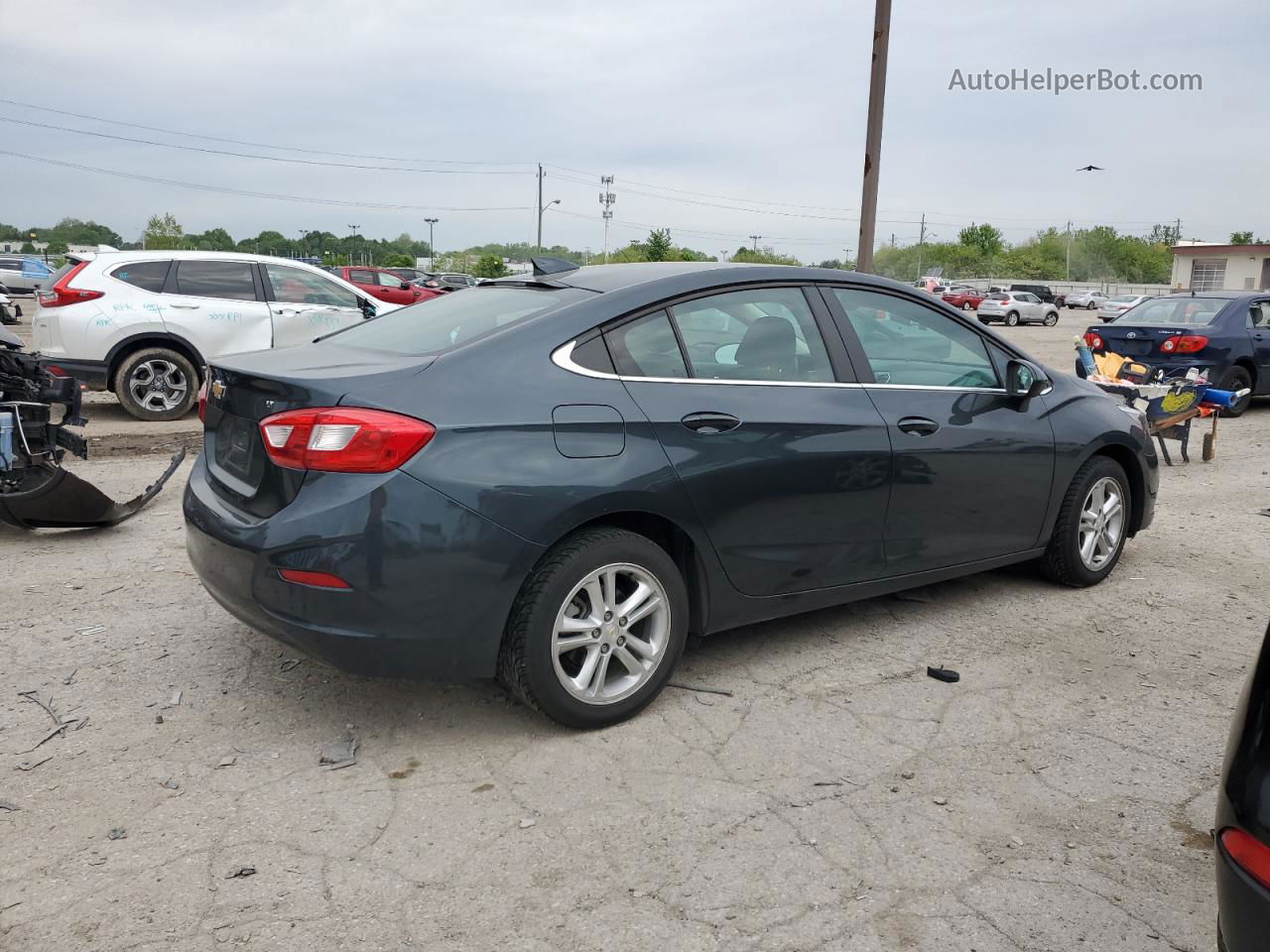 2017 Chevrolet Cruze Lt Gray vin: 1G1BE5SM7H7137133