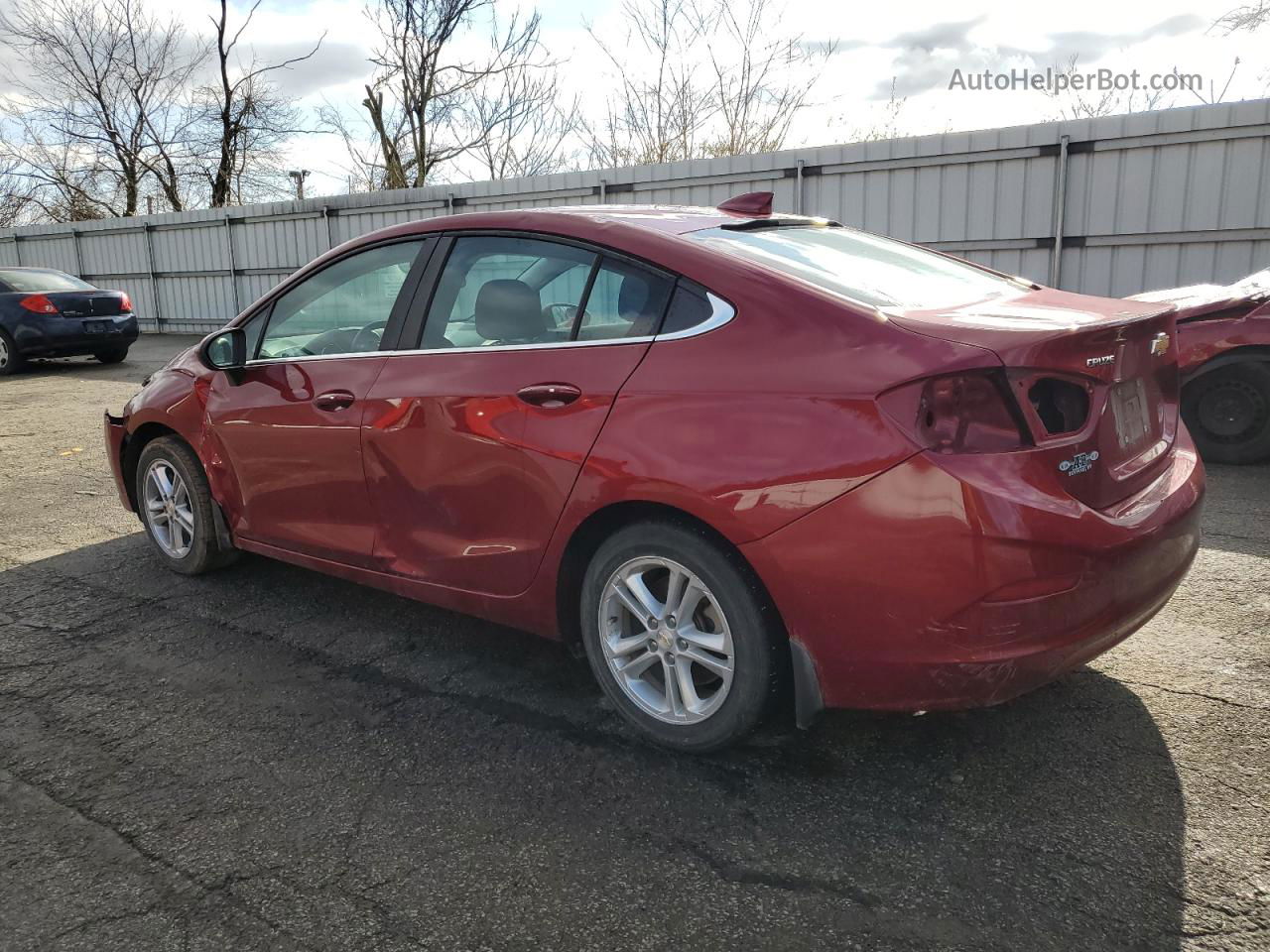 2017 Chevrolet Cruze Lt Burgundy vin: 1G1BE5SM7H7148830