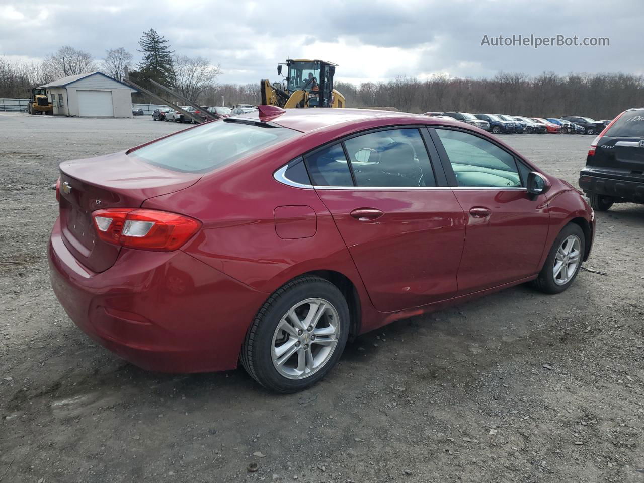 2017 Chevrolet Cruze Lt Red vin: 1G1BE5SM7H7158614