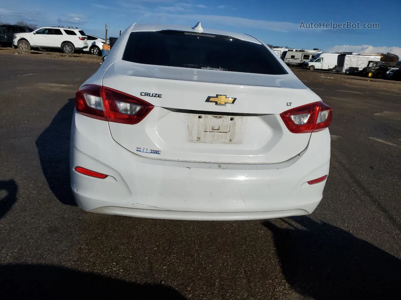 2017 Chevrolet Cruze Lt White vin: 1G1BE5SM7H7189510