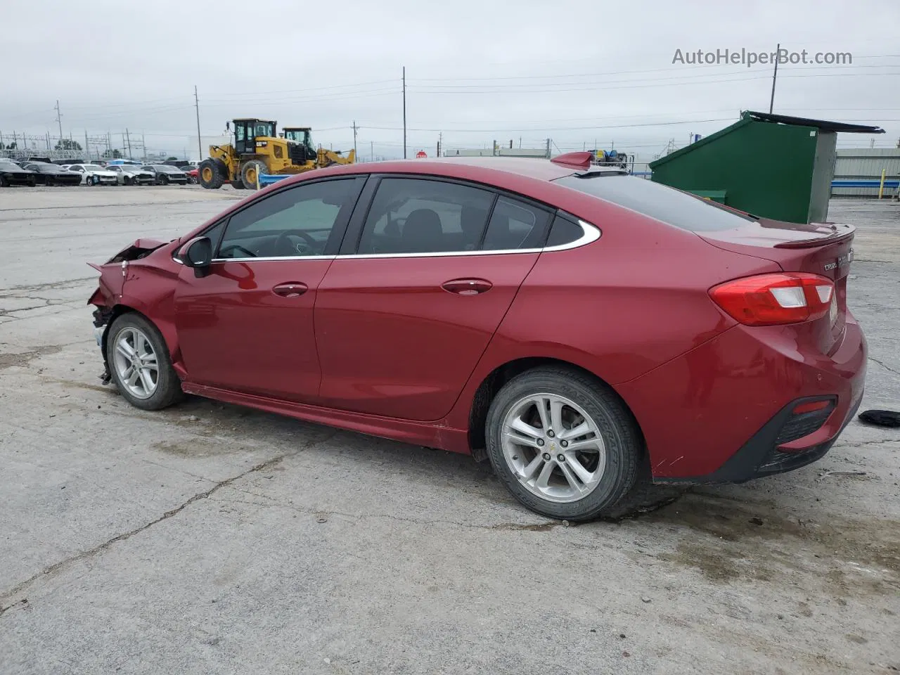 2017 Chevrolet Cruze Lt Бордовый vin: 1G1BE5SM7H7203728