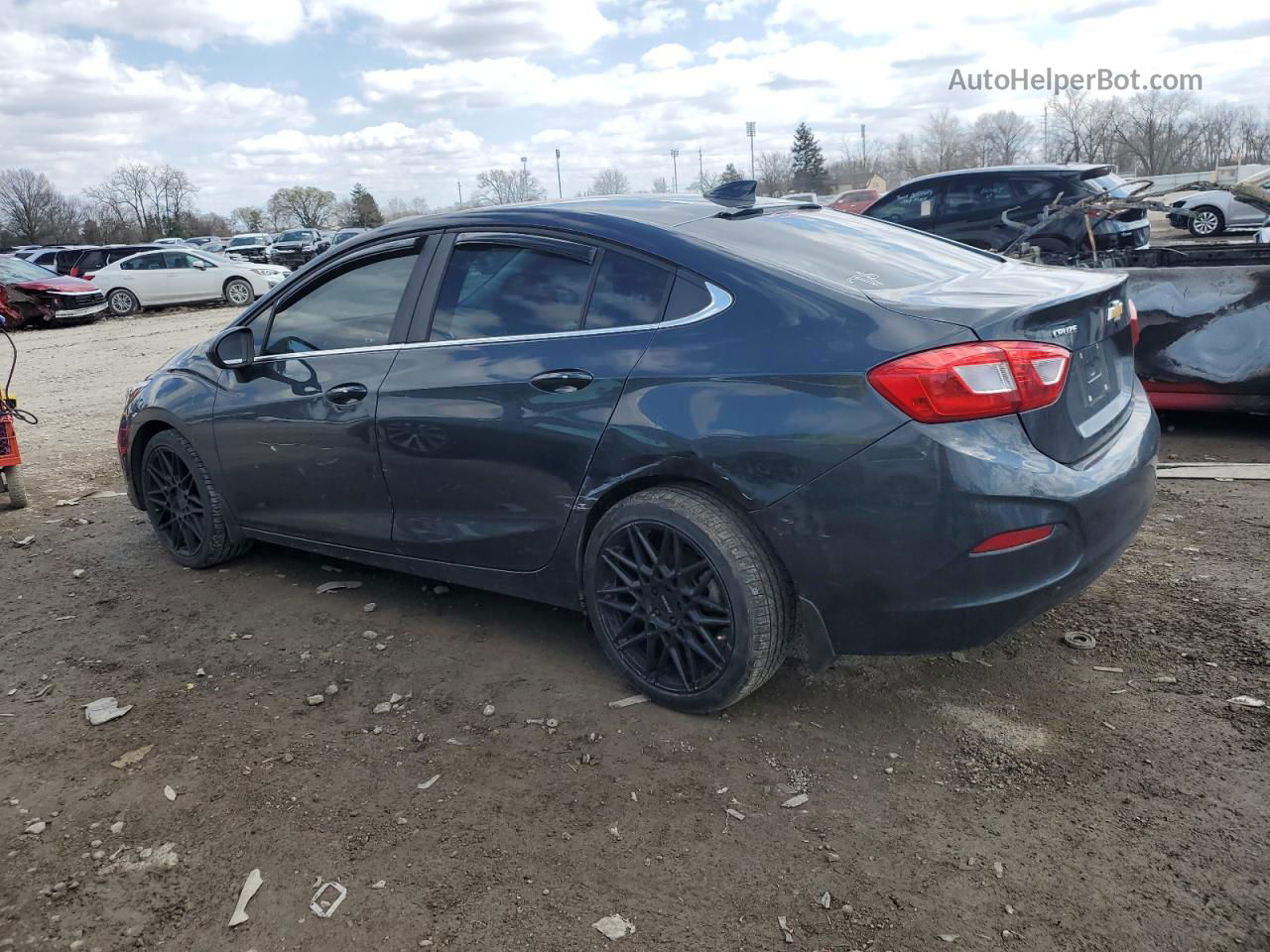 2017 Chevrolet Cruze Lt Серый vin: 1G1BE5SM7H7235059