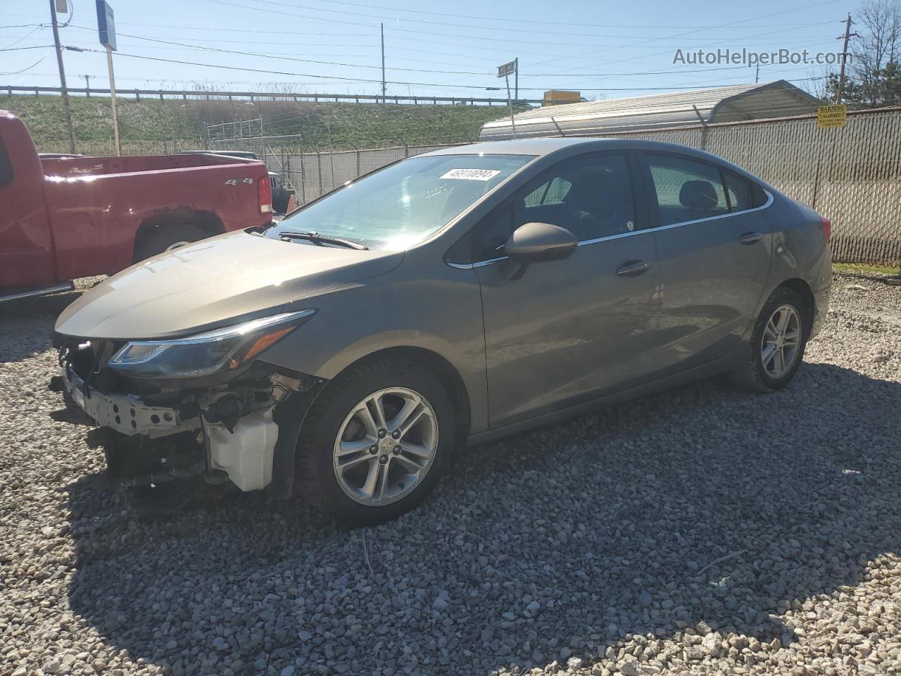 2017 Chevrolet Cruze Lt Gold vin: 1G1BE5SM7H7250600