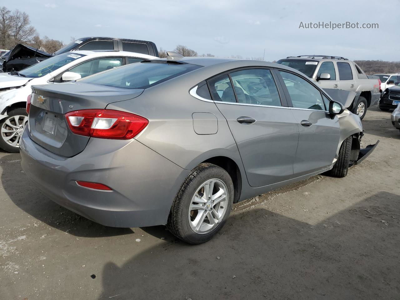 2017 Chevrolet Cruze Lt Gray vin: 1G1BE5SM7H7252945