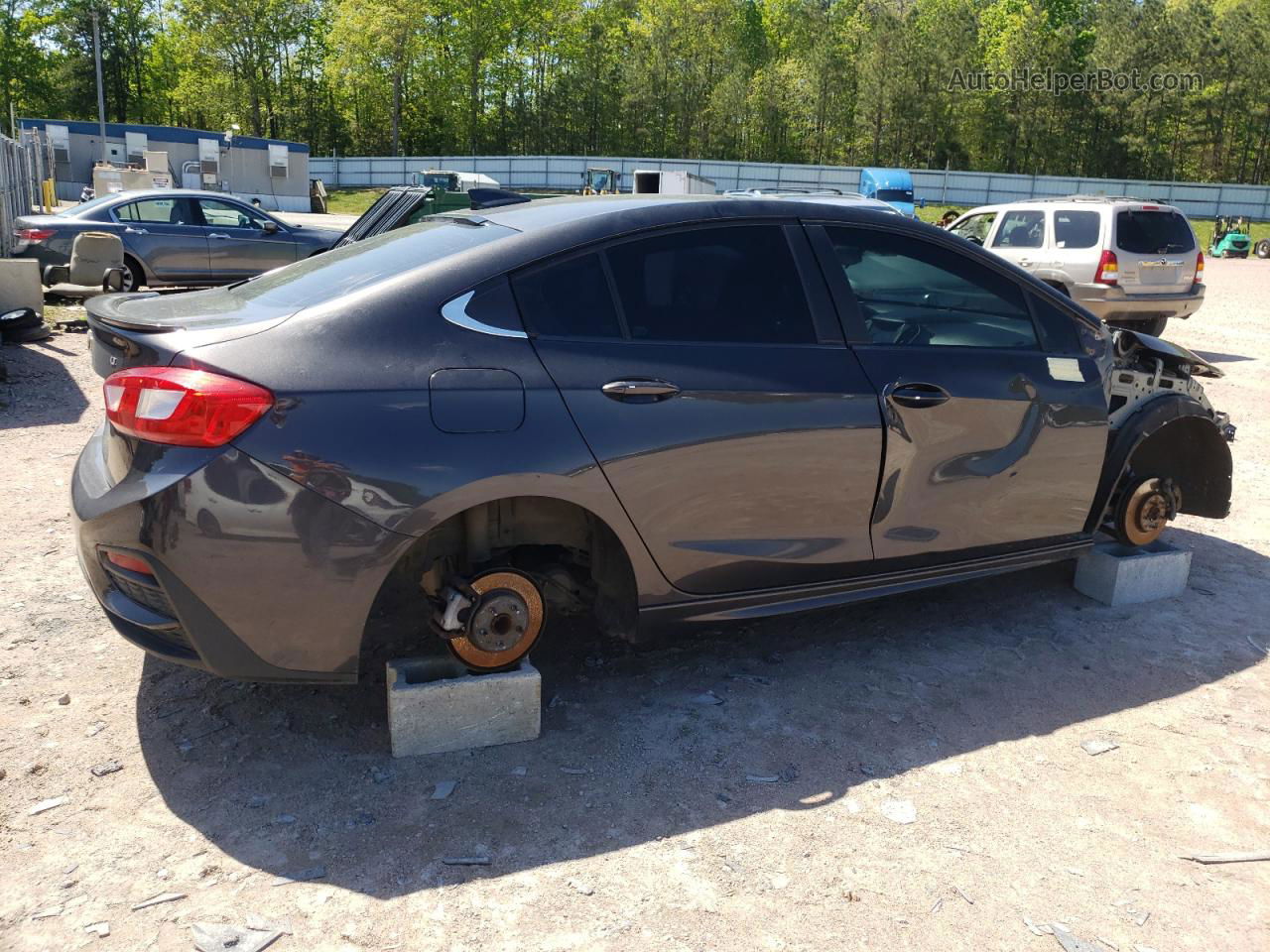 2017 Chevrolet Cruze Lt Gray vin: 1G1BE5SM7H7258602