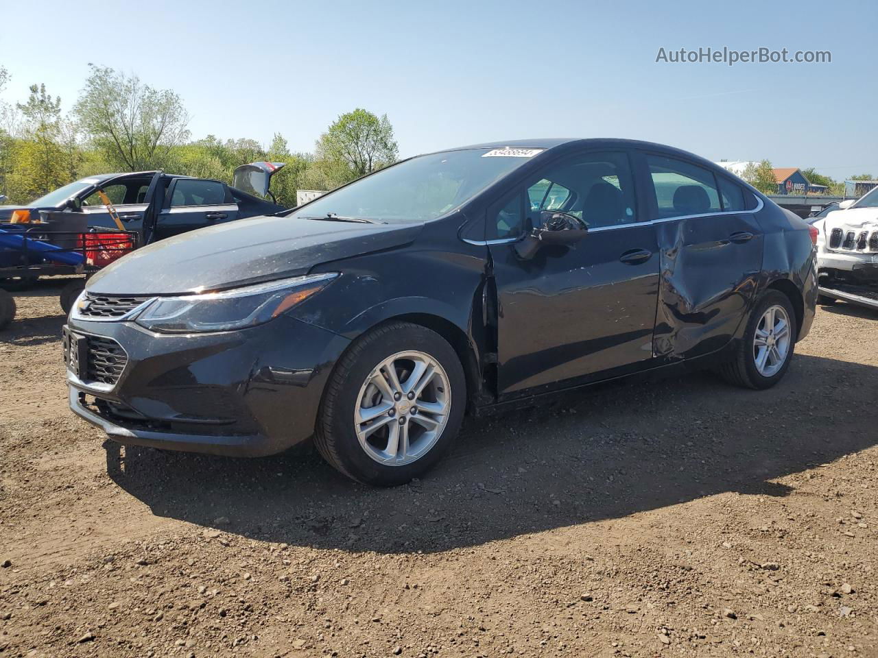 2018 Chevrolet Cruze Lt Black vin: 1G1BE5SM7J7115879