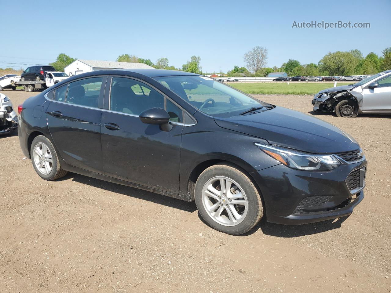 2018 Chevrolet Cruze Lt Black vin: 1G1BE5SM7J7115879