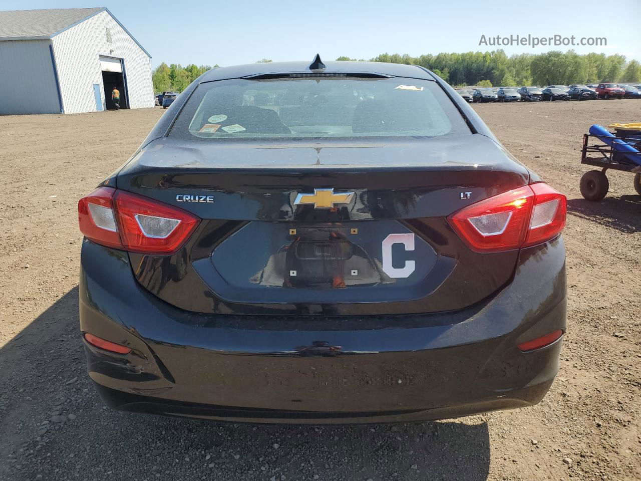 2018 Chevrolet Cruze Lt Черный vin: 1G1BE5SM7J7115879