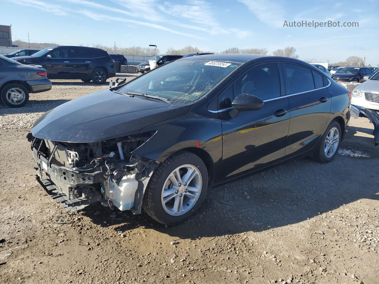 2018 Chevrolet Cruze Lt Черный vin: 1G1BE5SM7J7124730