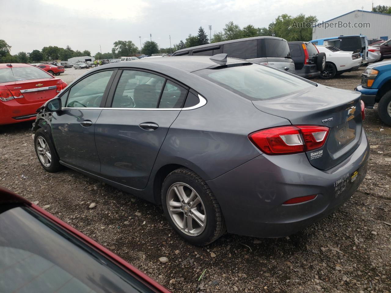 2018 Chevrolet Cruze Lt Gray vin: 1G1BE5SM7J7126302