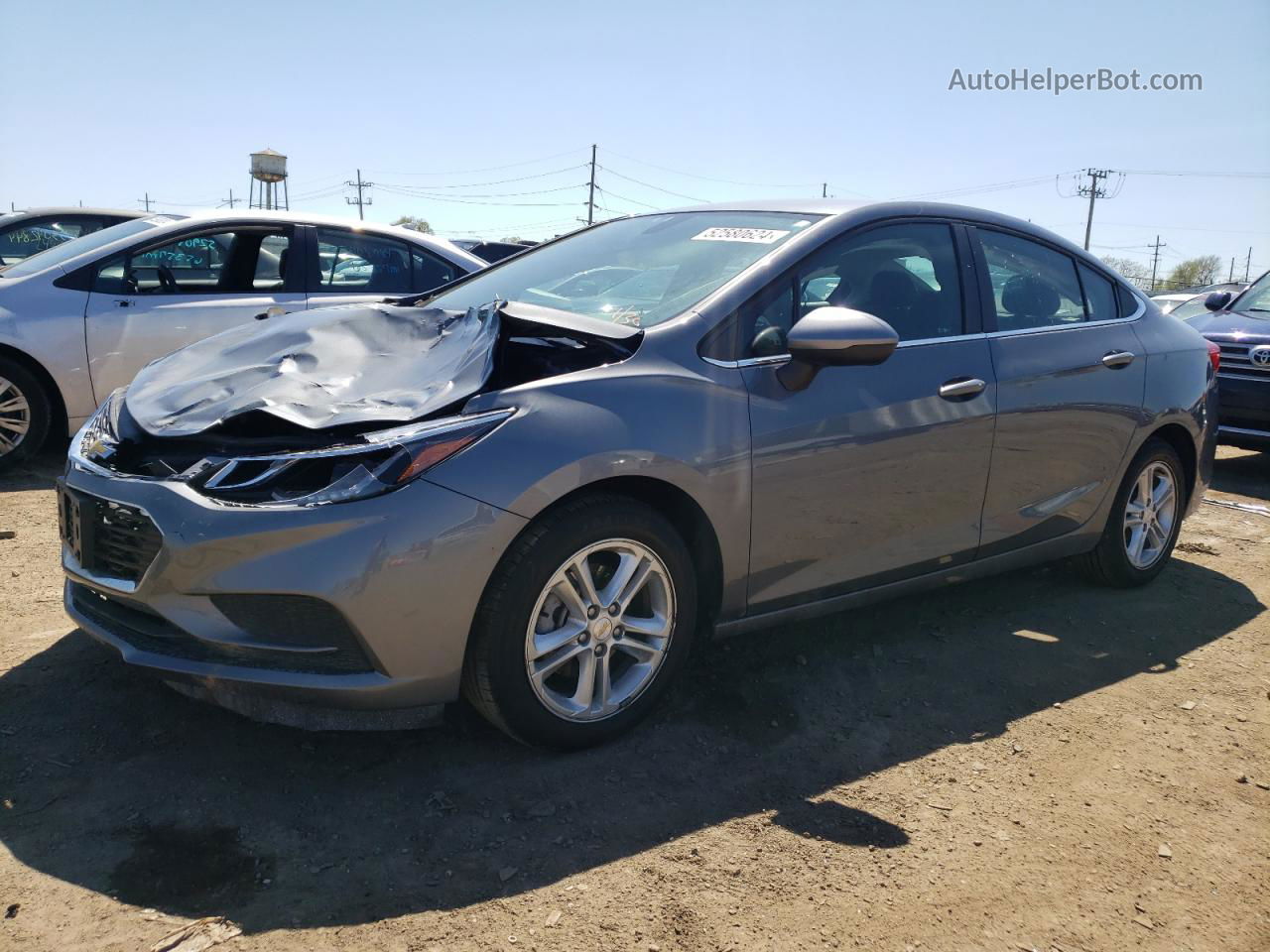 2018 Chevrolet Cruze Lt Beige vin: 1G1BE5SM7J7129930