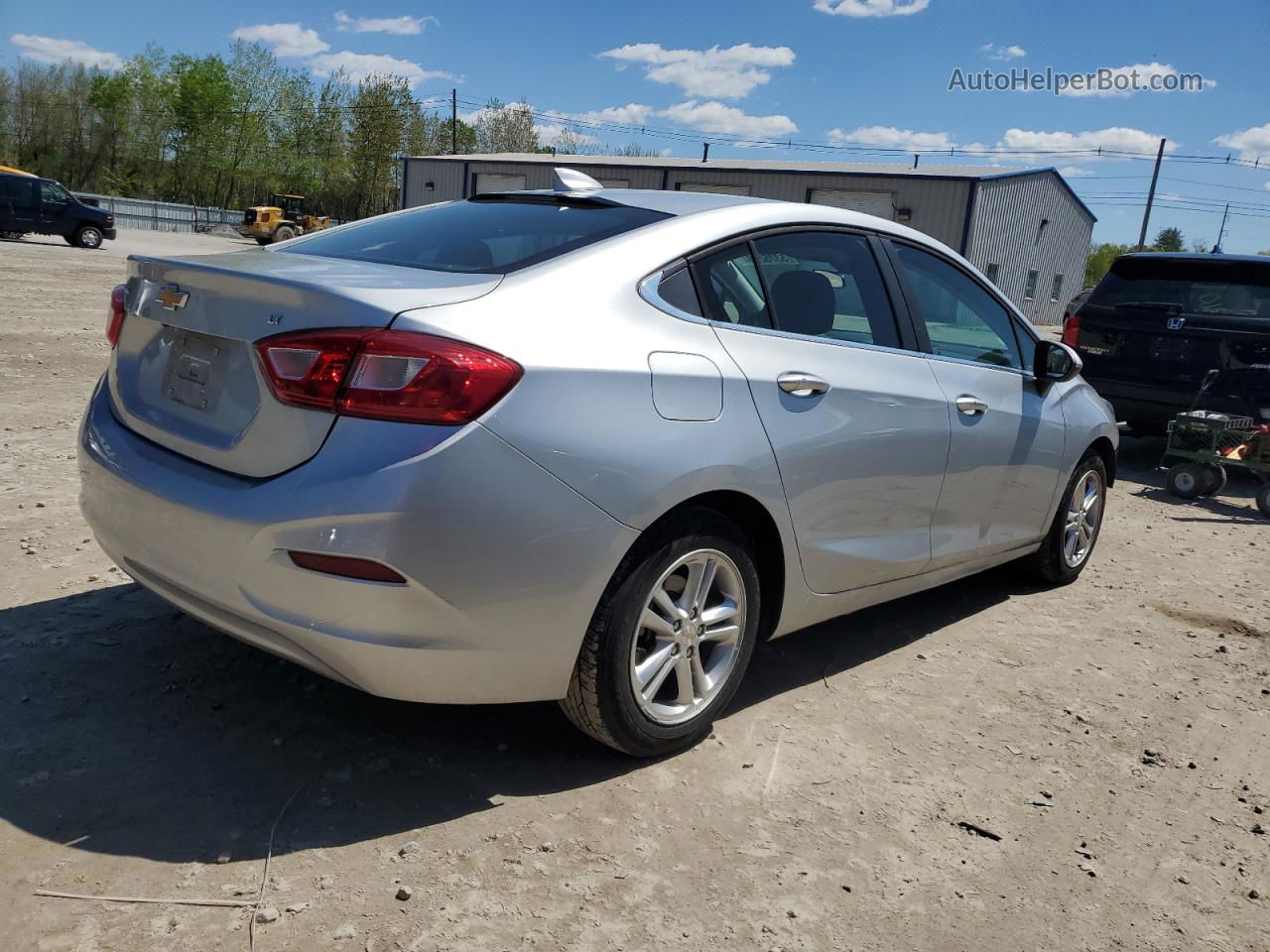 2018 Chevrolet Cruze Lt Silver vin: 1G1BE5SM7J7145545