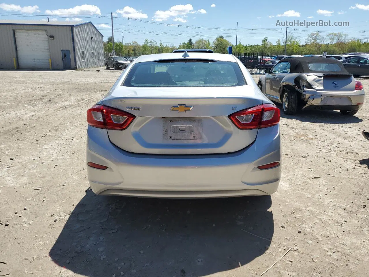 2018 Chevrolet Cruze Lt Silver vin: 1G1BE5SM7J7145545