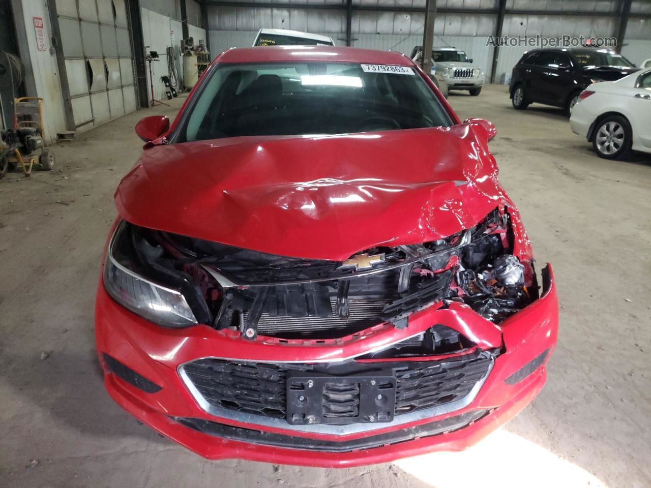 2018 Chevrolet Cruze Lt Red vin: 1G1BE5SM7J7148882