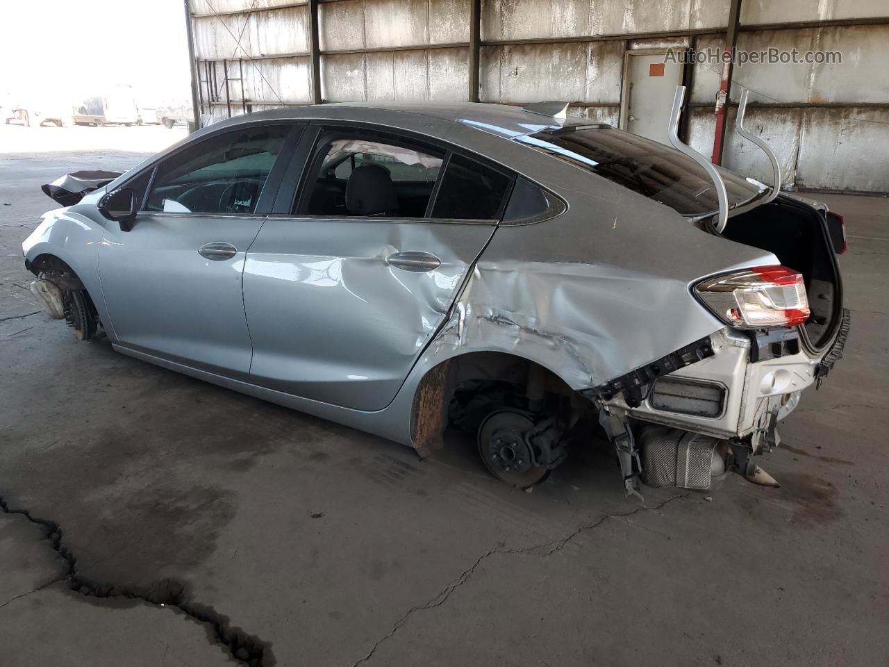 2018 Chevrolet Cruze Lt Silver vin: 1G1BE5SM7J7154830