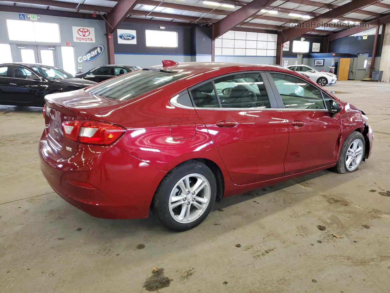 2018 Chevrolet Cruze Lt Red vin: 1G1BE5SM7J7155735