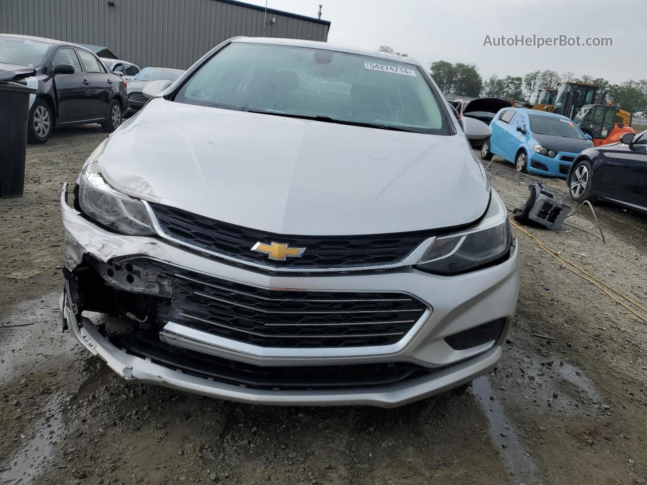 2018 Chevrolet Cruze Lt Silver vin: 1G1BE5SM7J7164810