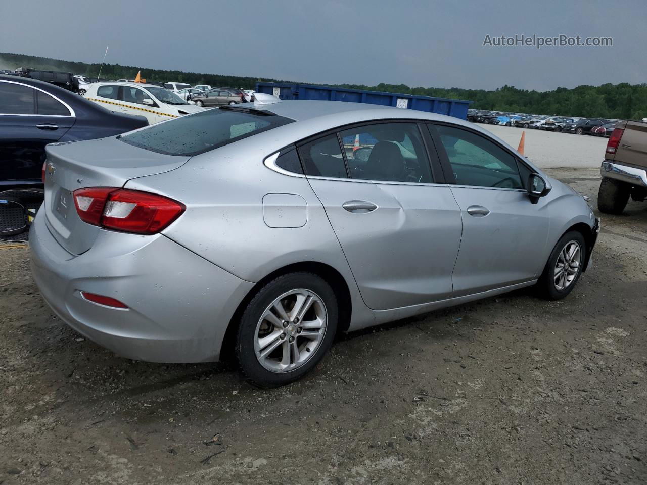 2018 Chevrolet Cruze Lt Silver vin: 1G1BE5SM7J7164810