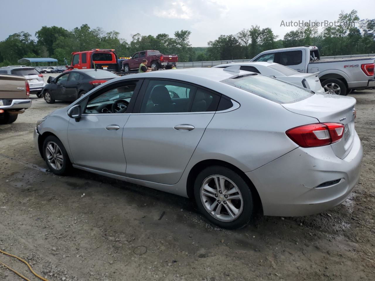 2018 Chevrolet Cruze Lt Silver vin: 1G1BE5SM7J7164810