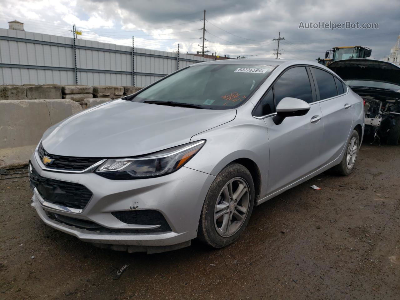 2018 Chevrolet Cruze Lt Silver vin: 1G1BE5SM7J7177475