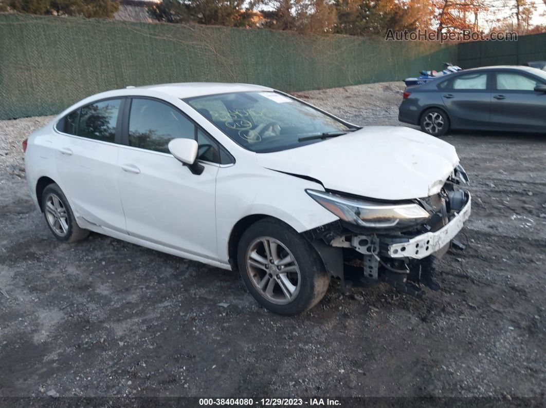 2018 Chevrolet Cruze Lt Auto White vin: 1G1BE5SM7J7180764