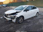 2018 Chevrolet Cruze Lt Auto White vin: 1G1BE5SM7J7180764