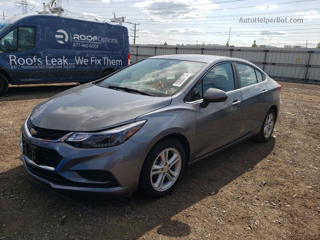 2018 Chevrolet Cruze Lt Серый vin: 1G1BE5SM7J7181798