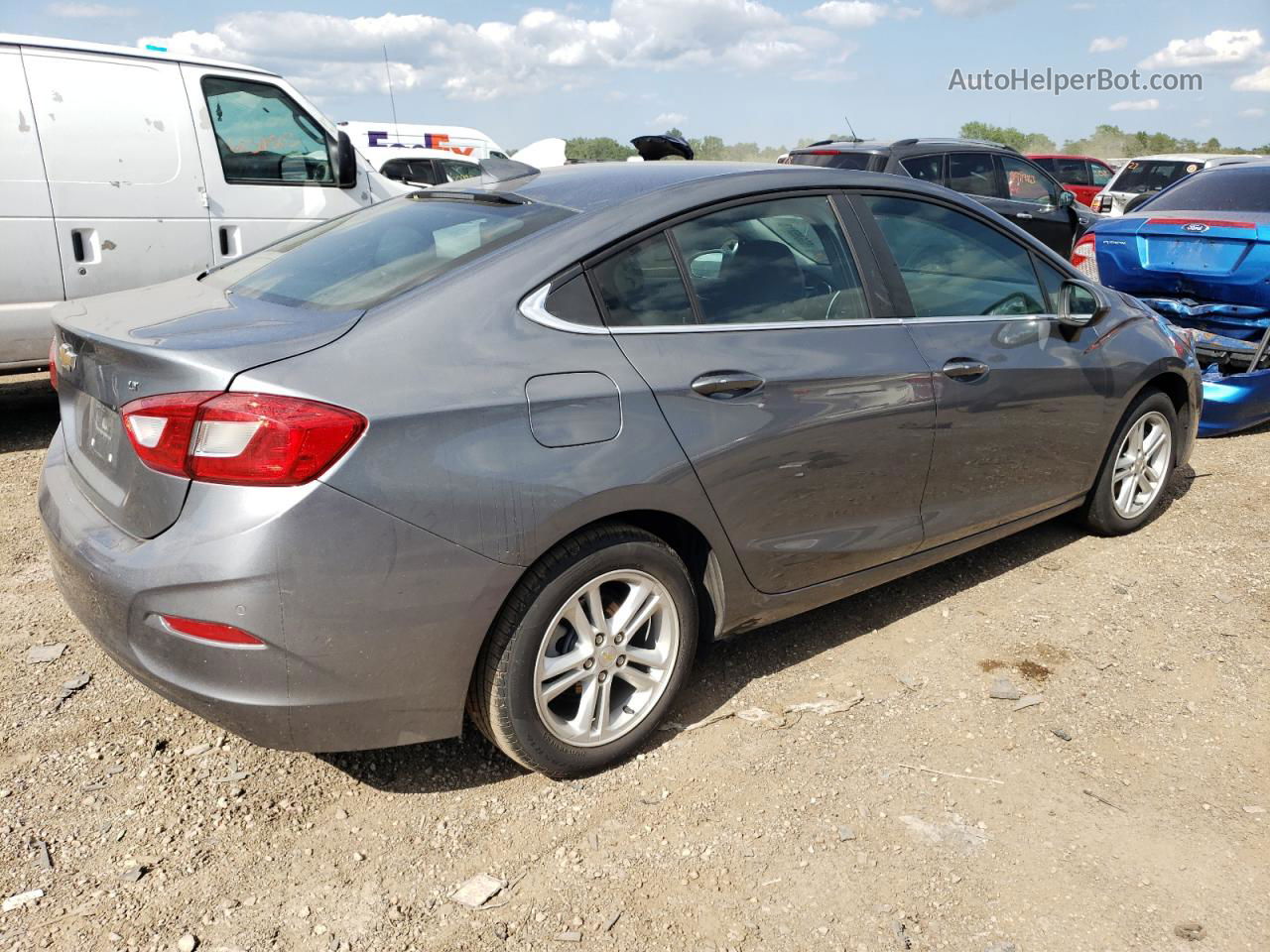 2018 Chevrolet Cruze Lt Серый vin: 1G1BE5SM7J7181798